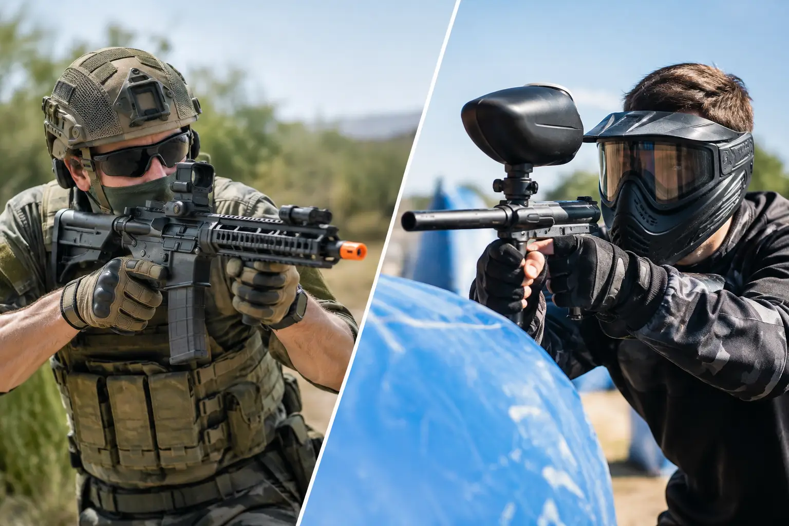 Airsoft vs Paintball for Beginners: Pick Right