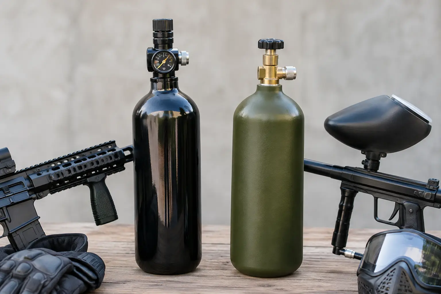 HPA versus CO2 for Airsoft and Paintball