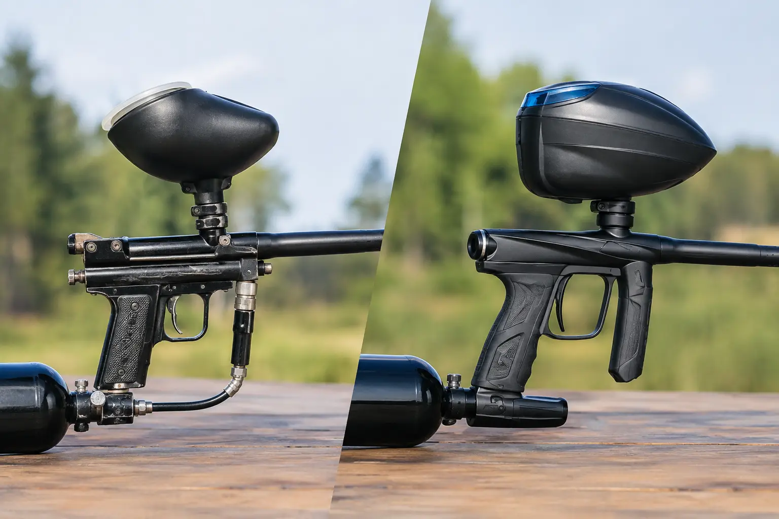Mechanical Versus Electronic Paintball Markers